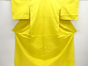 未使用品　十字絣織り出し単衣着物